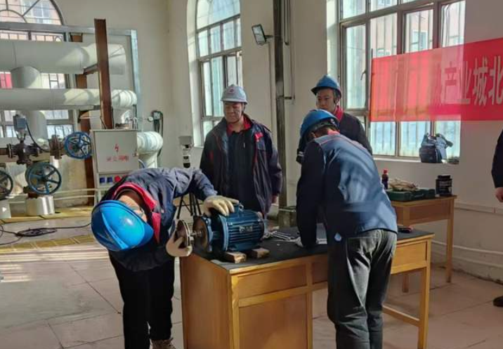 中新建电力集团天富能源水热产业开展转动设备检修技能竞赛