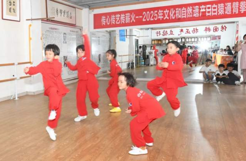 <b>山东诸城成功举办2025年文化和自然遗产日白猿通臂拳展演</b>