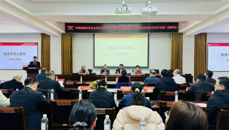 赋能血管诊疗 顶尖专家齐聚湘潭市中心医院