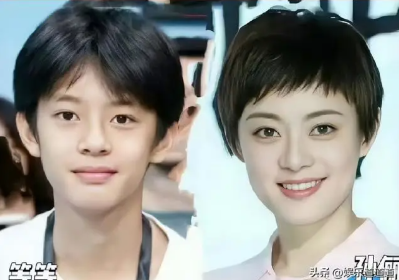 孙俪儿子画个妆直接能演甄嬛了 