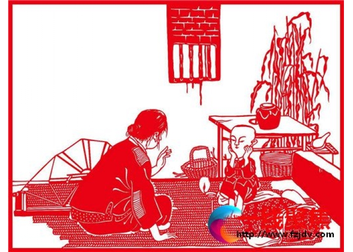 桂英剪纸，尽美故事
