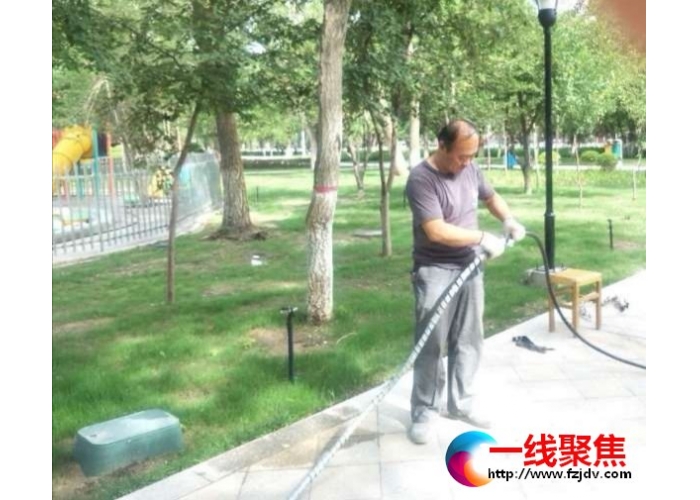 西公园认真开展电路线路安全检查工作