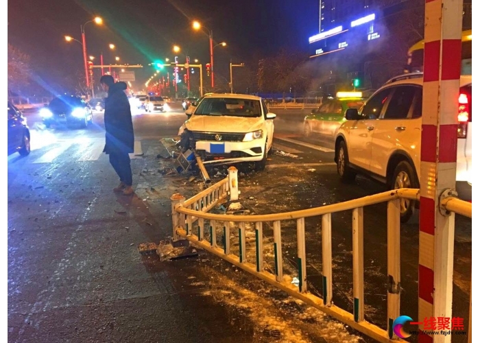 四天十起交通事故 冬季路滑，开车的你且行且慢