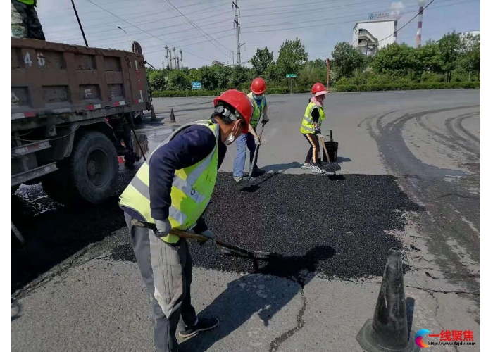 北工业园区道路修补全面展开