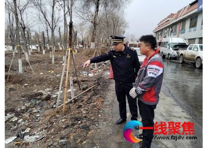 创城无小事，文明靠大家 —新疆石河子市园林绿化养护中心规范商户经营环境