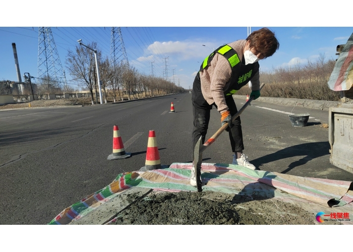 北工业园区道路病害集中修复 及时处置市民关心热点问题