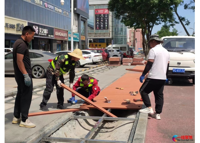  北子午路新修160米木栈道   安全方便又美观