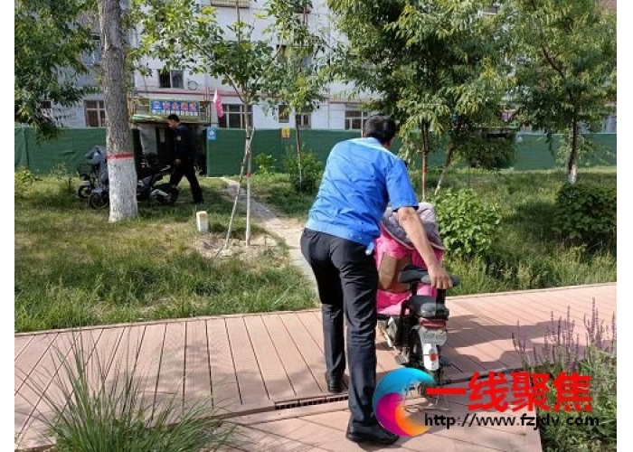 新疆石河子园林绿化养护中心整治非机动车乱停乱放 营造整洁有序环境
