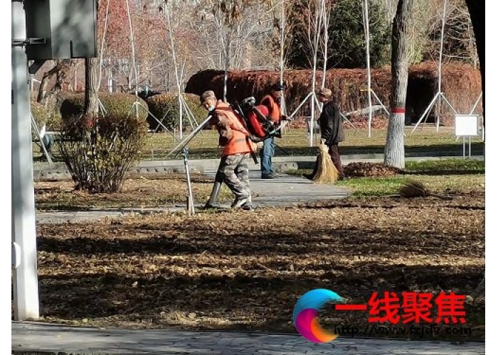 加大环境卫生整治 营造舒适游园环境