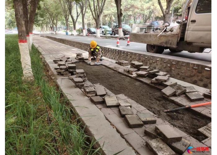 开展市政道路“考前”维护整治   全力以赴护航高考