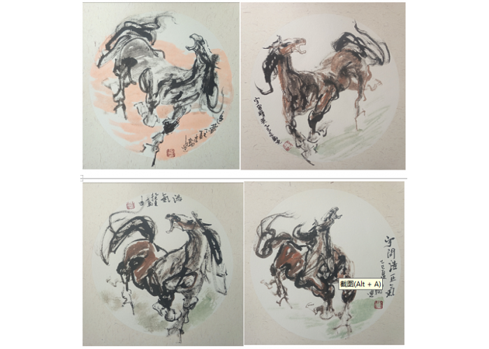 水墨奔马绽风华 ——李翰迪画艺探微
