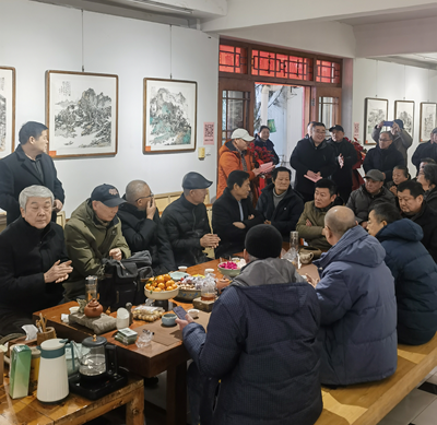 观山问道 墨韵化境——顾原“见山第二回”[观山集]顾原山水画展启幕，呈现近百幅佳作(图5)